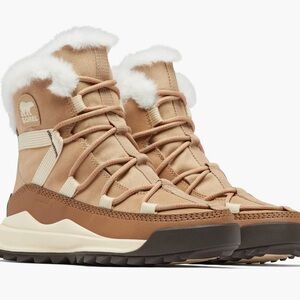 Sorel Women's Brown and Cream Winter Boots